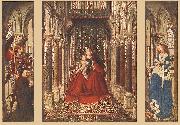 EYCK, Jan van Small Triptych ssf oil painting reproduction